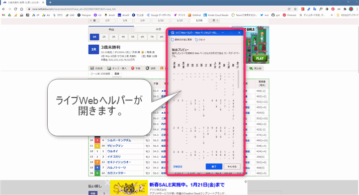 Power Automate for desktop ライブWebヘルパー