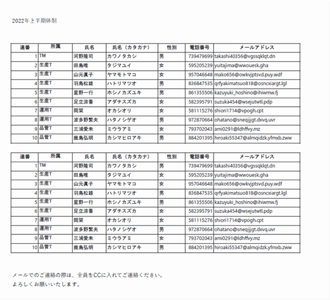 PADでPDFからテーブル（表）を抽出