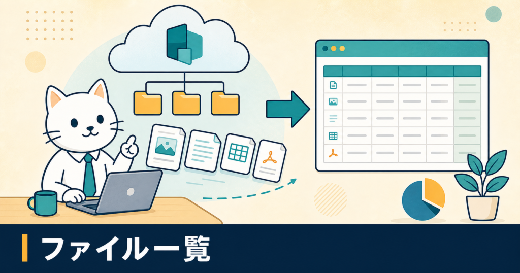 SharePointのファイル一覧を取得する方法